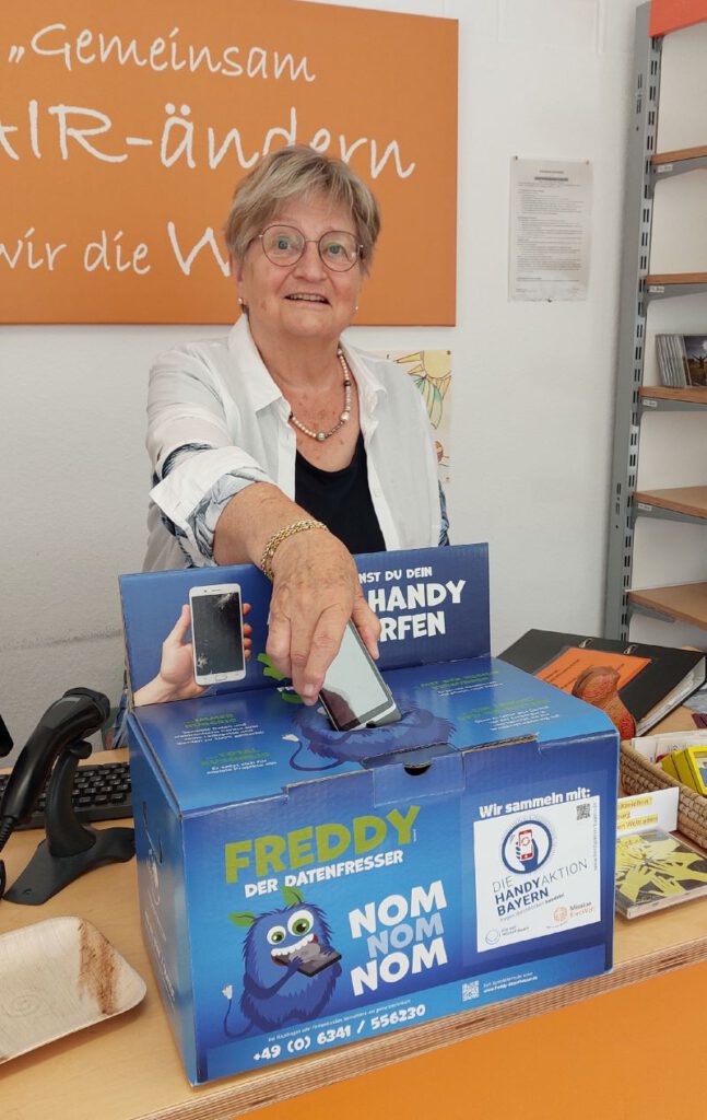Handysammelstelle im Weltladen Alzenau